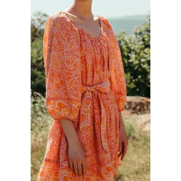 💕CLEOBELLA💕 Grace Mini Dress ~ Blossom Abstract Floral Print XS NWOT - Picture 2 of 16